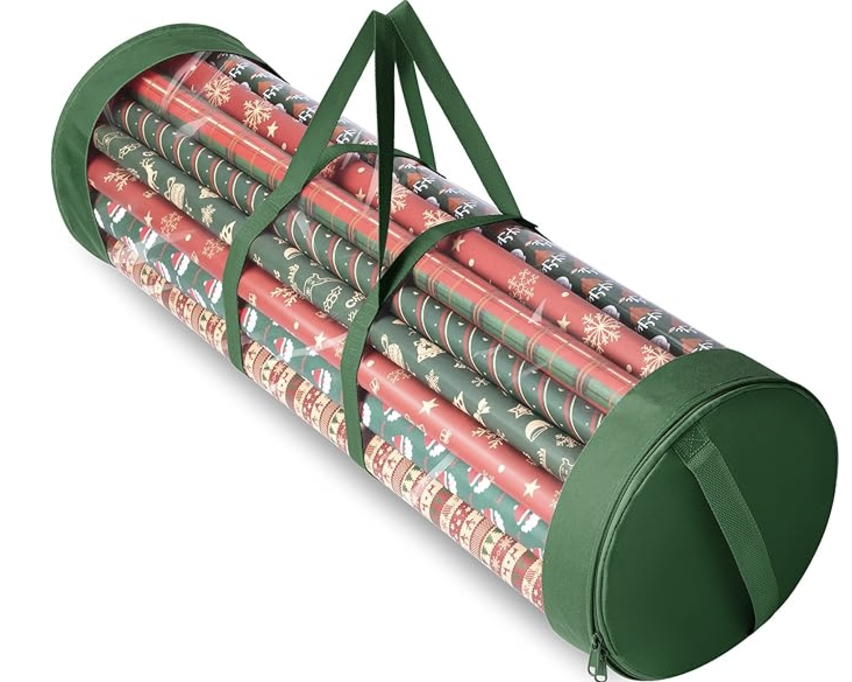 wrapping paper organizer